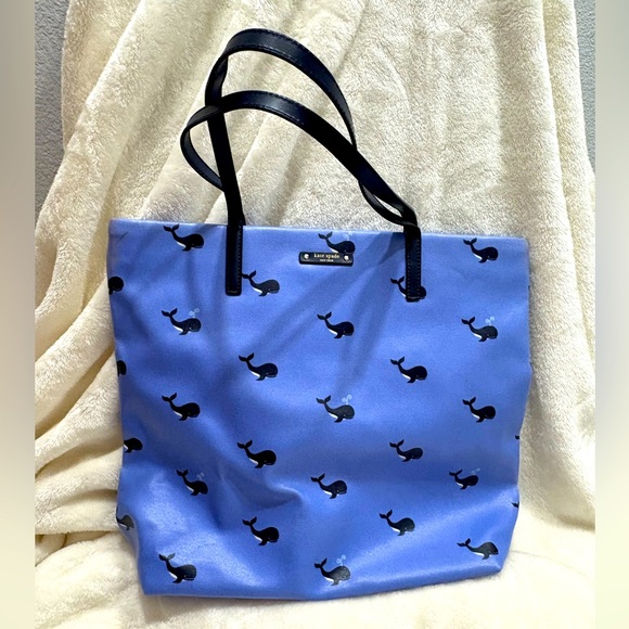 COPY - Kate Spade Whale Tote GUC - Picture 2 of 7